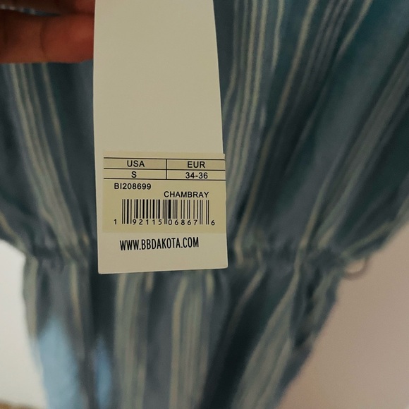 BB Dakota Chambray Striped Dress - Picture 5 of 5